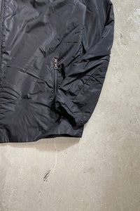 MADE IN ITALY 90'S NYLON PUFF JACKET / BLACK [SIZE: M USED]