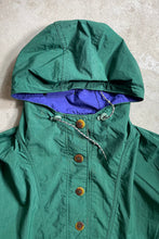 画像をギャラリービューアに読み込む, 90&#39;S NYLON HOODIE JACKET / GREEN [SIZE: M USED]
