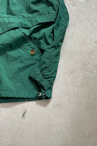 90'S NYLON HOODIE JACKET / GREEN [SIZE: M USED]