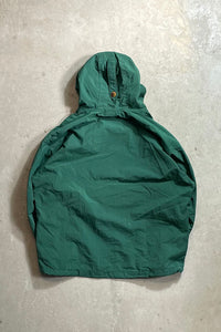 90'S NYLON HOODIE JACKET / GREEN [SIZE: M USED]