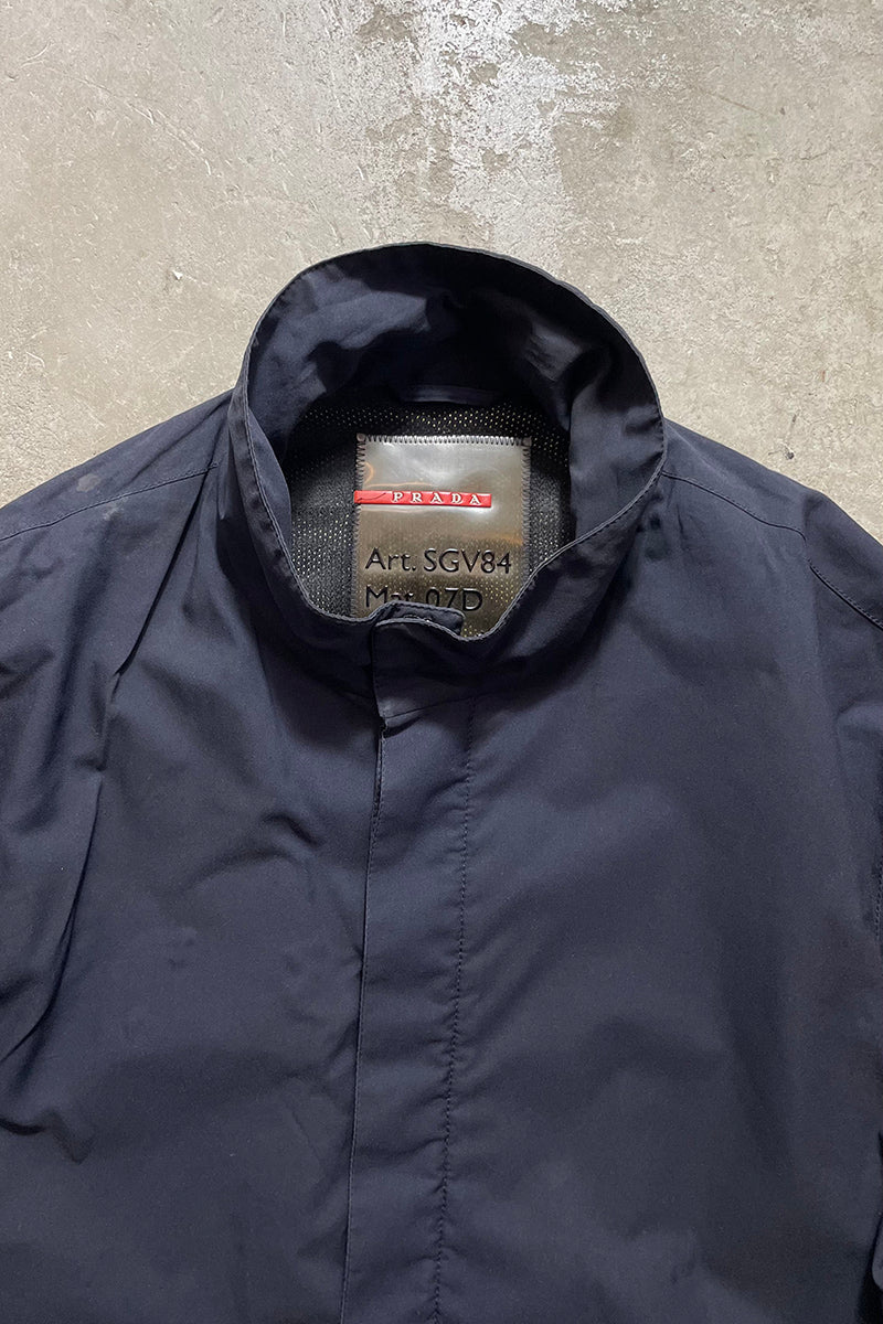 Y2K EARLY 00'S ZIP GORE-TEX JACKET / BLACK [SIZE: M USED]
