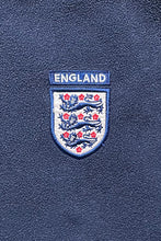 画像をギャラリービューアに読み込む, Y2K EARLY 00&#39;S ENGLAND NATIONAL TEAM PULLOVER FLEECE SHIRT / NAVY [SIZE: L USED]
