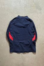 画像をギャラリービューアに読み込む, Y2K EARLY 00&#39;S ENGLAND NATIONAL TEAM PULLOVER FLEECE SHIRT / NAVY [SIZE: L USED]
