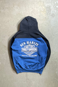 90'S HOODIE SWEATSHIRT / BLUE [SIZE: XL USED]