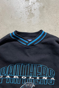 90'S NFL PANTHERS SWEATSHIRT / BLACK [SIZE: L USED]