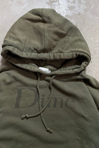 LOGO SWEAT HOODIE / KHAKI [SIZE: M USED]