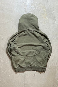 LOGO SWEAT HOODIE / KHAKI [SIZE: M USED]