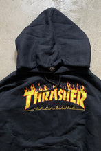 画像をギャラリービューアに読み込む, FIRE LOGO SWEAT HOODIE USA企画品 / BLACK	[SIZE: M USED]
