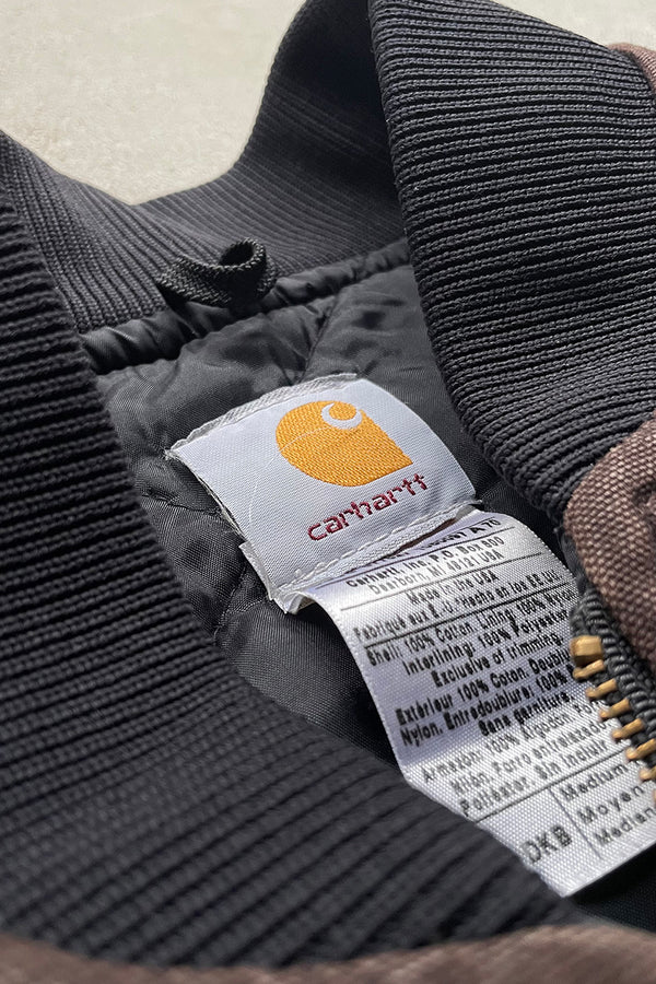 MADE IN USA Y2K 05'S DUCK VEST / BROWN [SIZE: M USED]