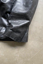 画像をギャラリービューアに読み込む, Y2K EARLY 00&#39;S ZIP LEATHER JACKET / BLACK [SIZE: M USED]
