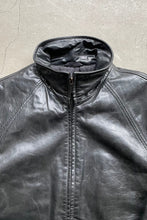 画像をギャラリービューアに読み込む, Y2K EARLY 00&#39;S ZIP LEATHER JACKET / BLACK [SIZE: M USED]
