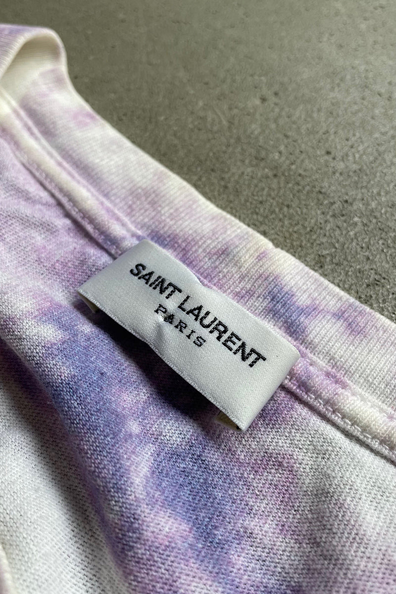 MADE IN ITALY 15'S TIE-DYE T-SHIRT HEDI SLIMANE ERA / PURPLE [SIZE: L USED]
