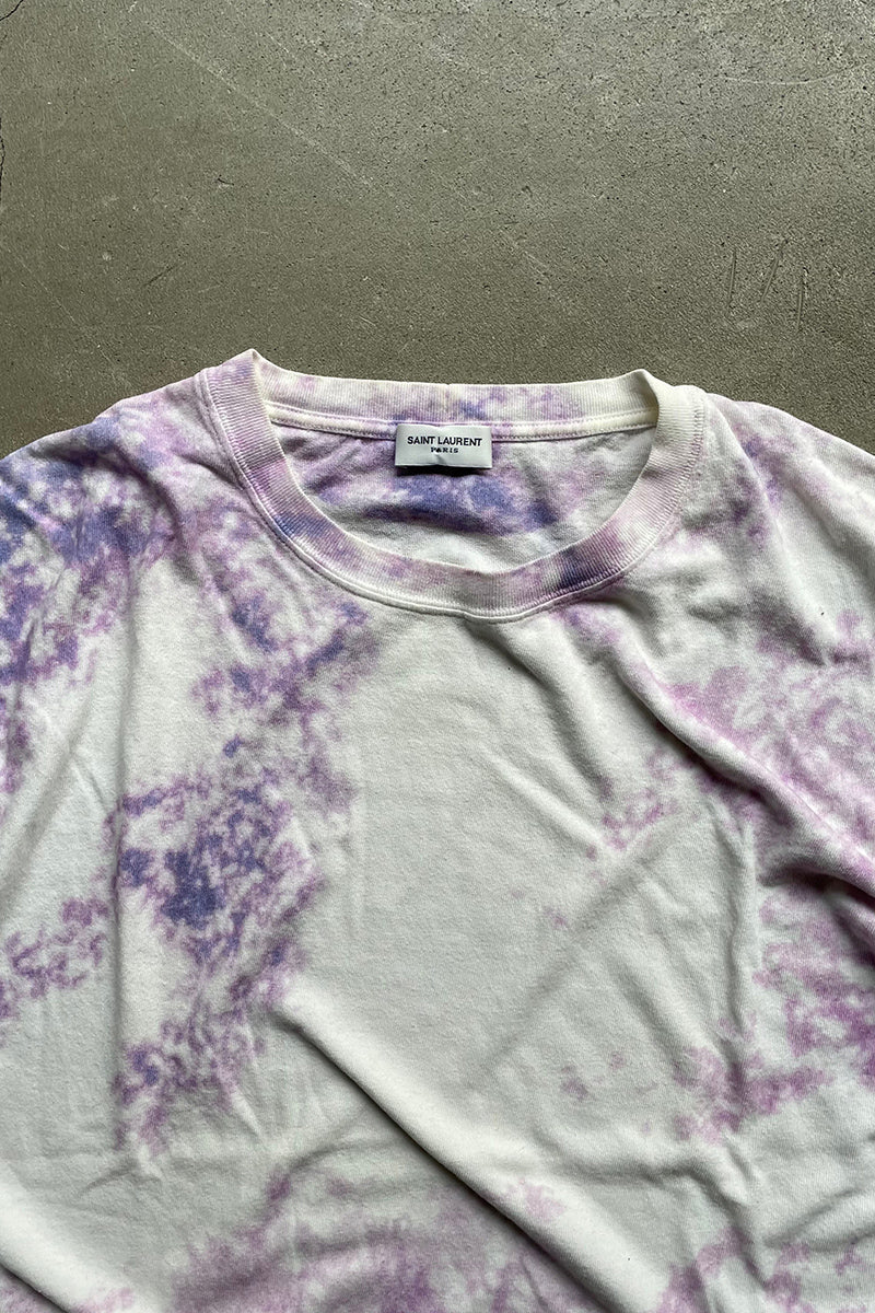 MADE IN ITALY 15'S TIE-DYE T-SHIRT HEDI SLIMANE ERA / PURPLE [SIZE: L USED]