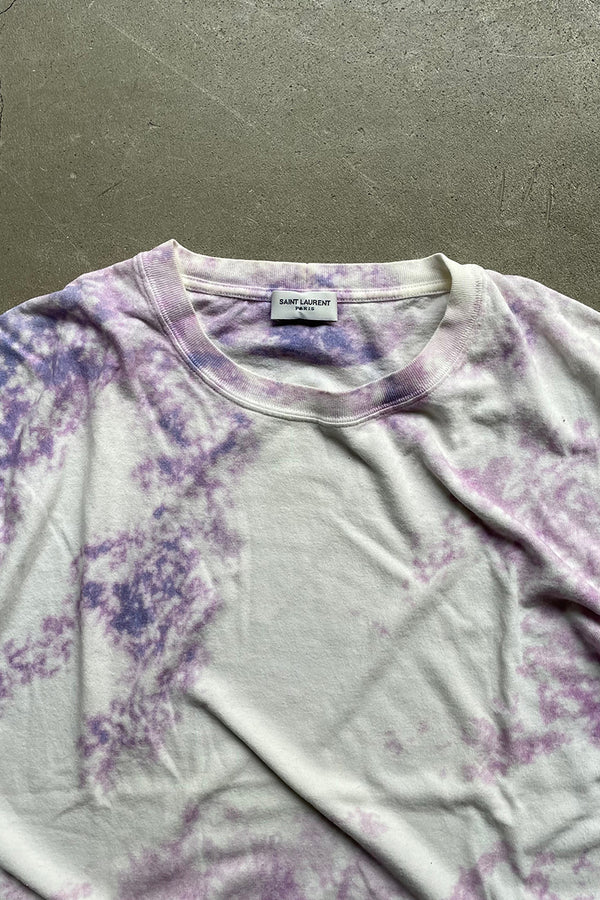 MADE IN ITALY 15'S TIE-DYE T-SHIRT HEDI SLIMANE ERA / PURPLE [SIZE: L USED]