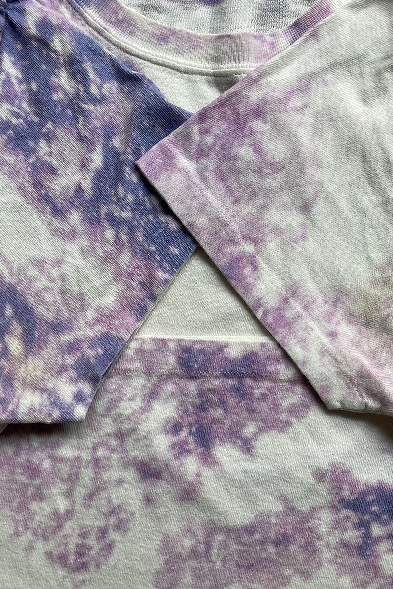 MADE IN ITALY 15'S TIE-DYE T-SHIRT HEDI SLIMANE ERA / PURPLE [SIZE: L USED]