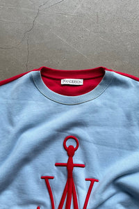 STEP HEM ANCHOR SWEATSHIRT / BLUE [SIZE: XS USED]