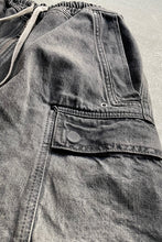 画像をギャラリービューアに読み込む, CARGOBELA TECH DENIM SHORTS / BLACK [SIZE: S USED]
