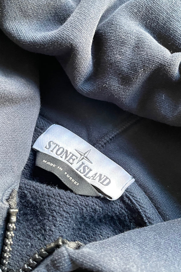 MADE IN TURKEY ZIP SWEAT HOODIE / NAVY [SIZE: M USED]