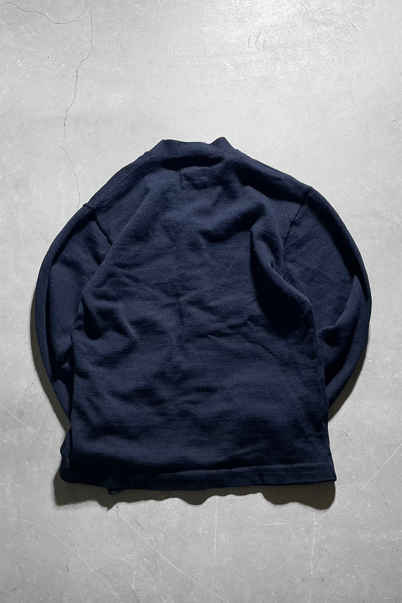 MADE IN USA 50-60'S UCLA LETTERED CARDIGAN / NAVY [SIZE: M USED]