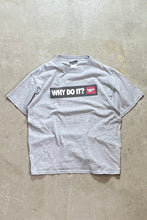 画像をギャラリービューアに読み込む, Y2K EARLY 00&#39;S WHY DO IT? T-SHIRT / GREY [SIZE: M USED]
