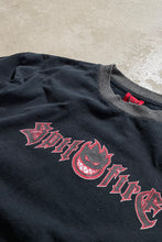 画像をギャラリービューアに読み込む, MADE IN USA 90&#39;S LOGO RINGER T-SHIRT / BLACK [SIZE: M USED]
