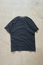 画像をギャラリービューアに読み込む, MADE IN USA 90&#39;S LOGO RINGER T-SHIRT / BLACK [SIZE: M USED]
