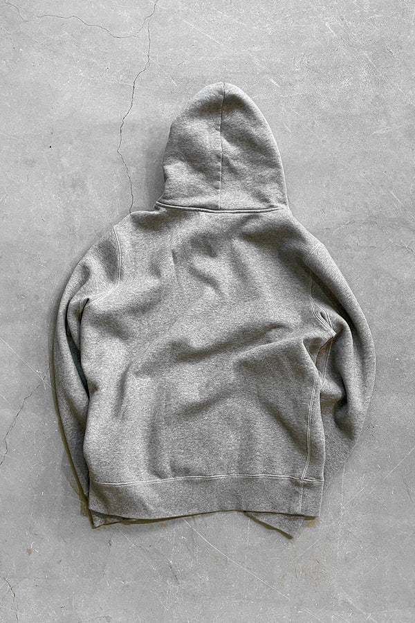 MADE IN PORTUGAL ONE POINT LOGO SWEAT HOODIE / GRAY [SIZE: L USED]