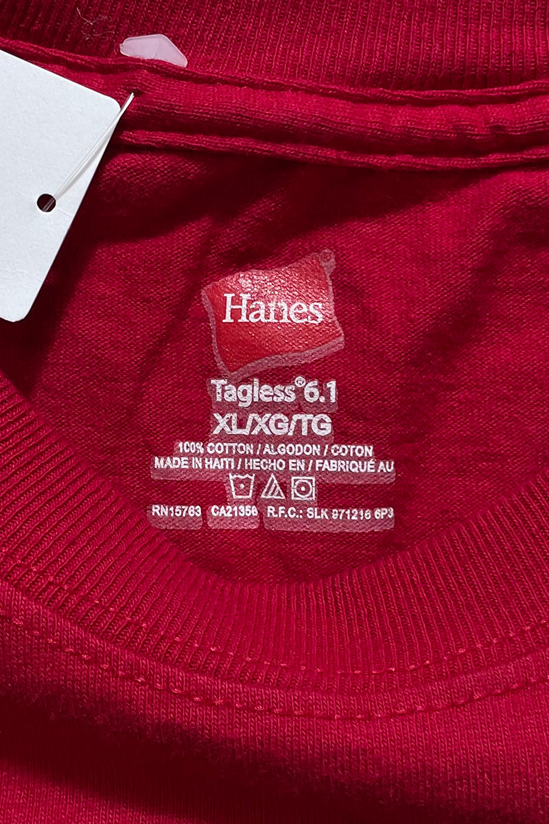 BLACK FLAG BAND T-SHIRT / RED [SIZE: XL USED]
