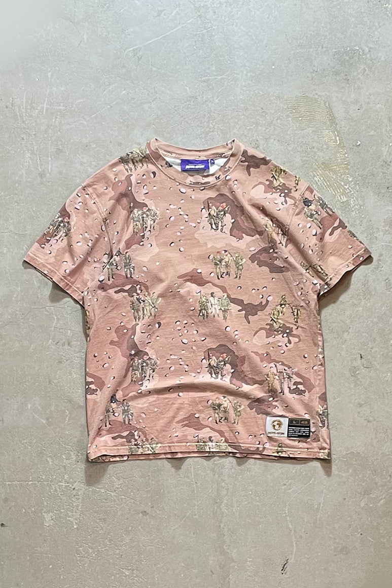 DESERT CAMO T-SHIRT / BEIGE [SIZE: L USED]