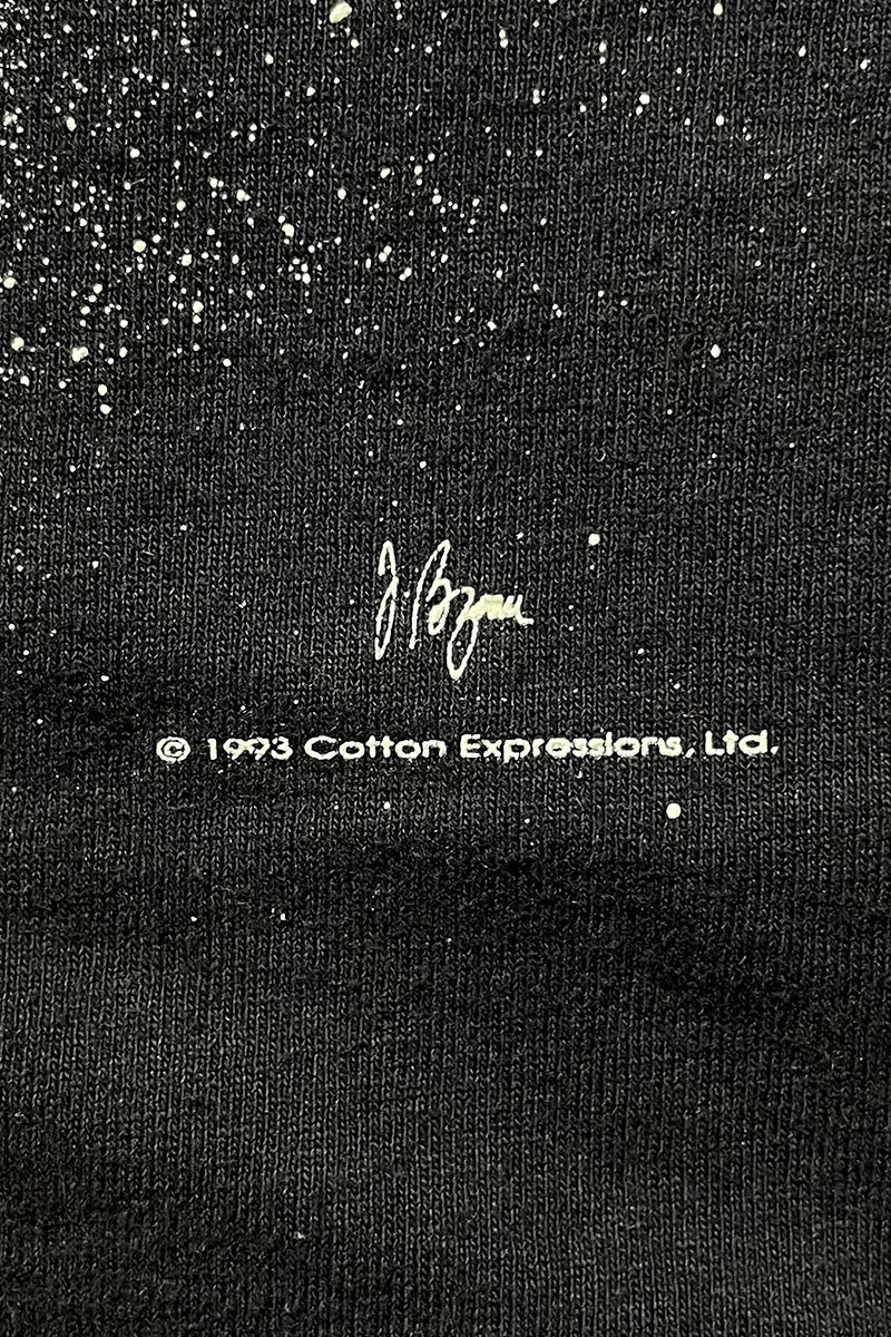 MADE IN USA 93'S EINSTEIN T-SHIRT / BLACK [SIZE: S USED]
