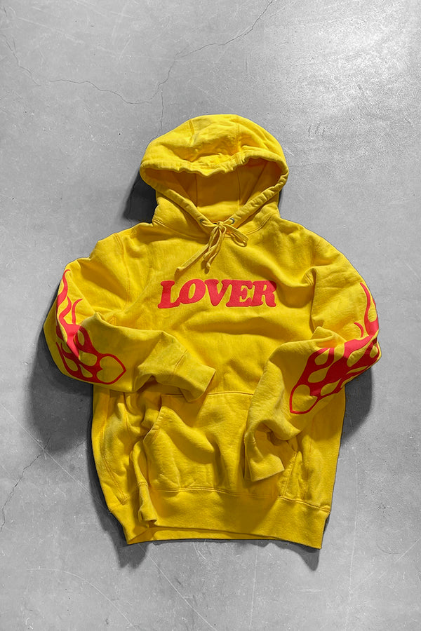 MADE IN CANADA LOVER SWEAT HOODIE / YELLOW [SIZE: M USED]