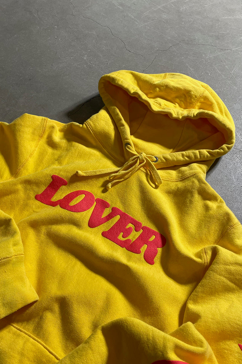 MADE IN CANADA LOVER SWEAT HOODIE / YELLOW [SIZE: M USED]
