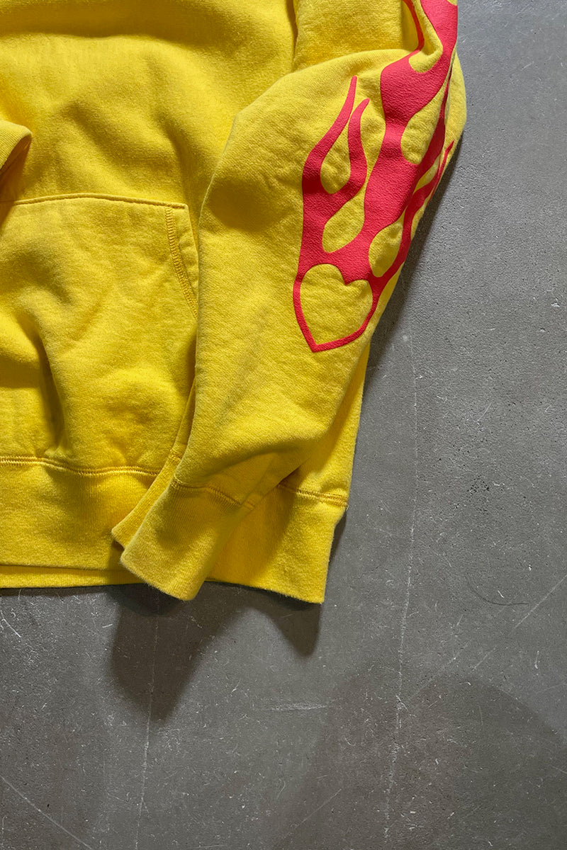 MADE IN CANADA LOVER SWEAT HOODIE / YELLOW [SIZE: M USED]
