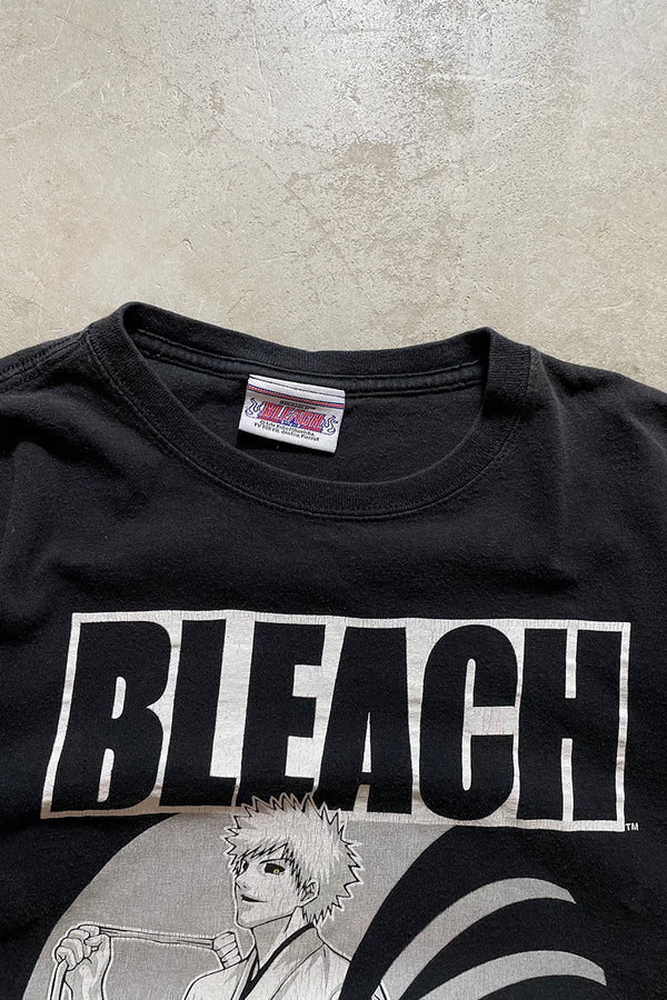 Y2K BLEACH ANIME T-SHIRT / BLACK [SIZE: M equivalent, USED]