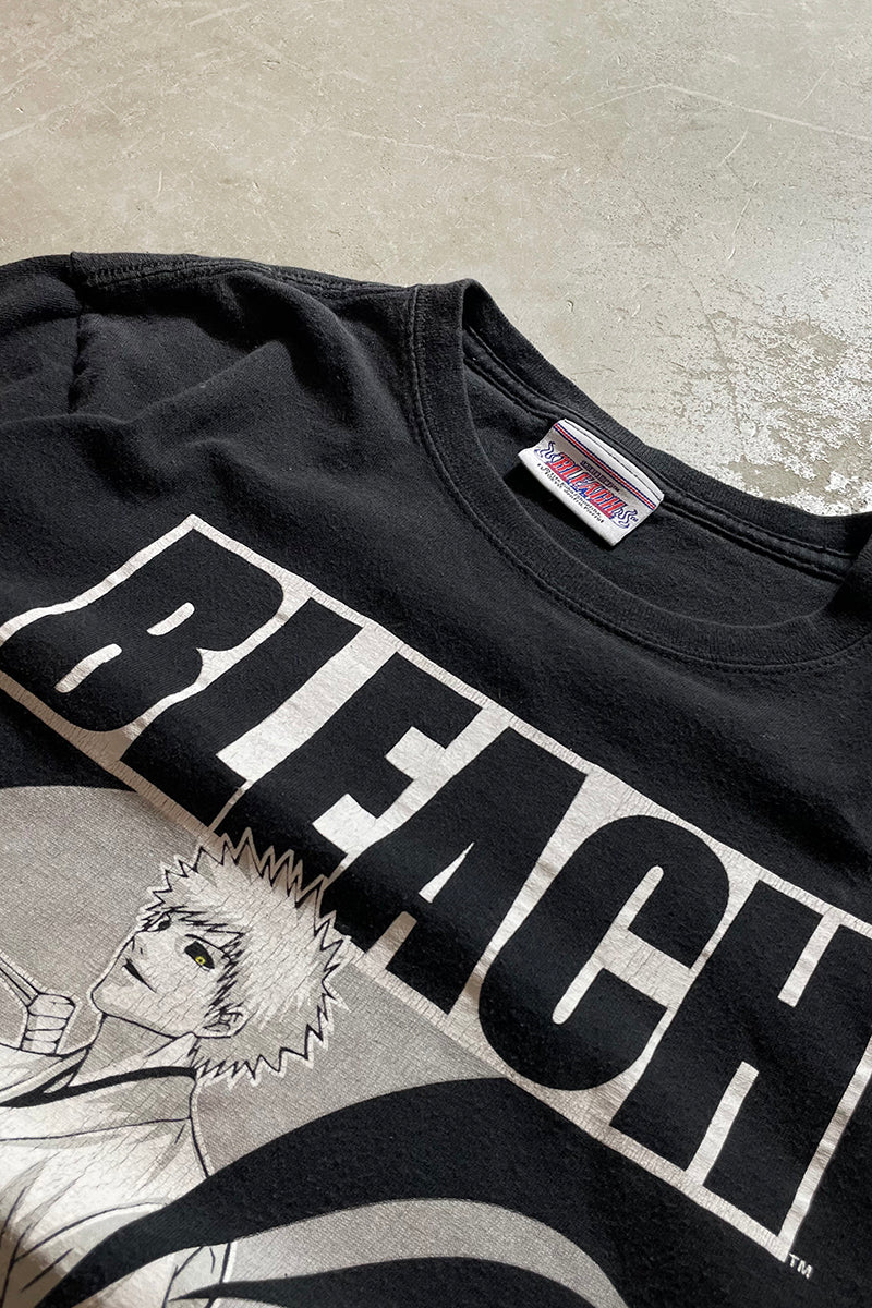 Y2K BLEACH ANIME T-SHIRT / BLACK [SIZE: M equivalent, USED]