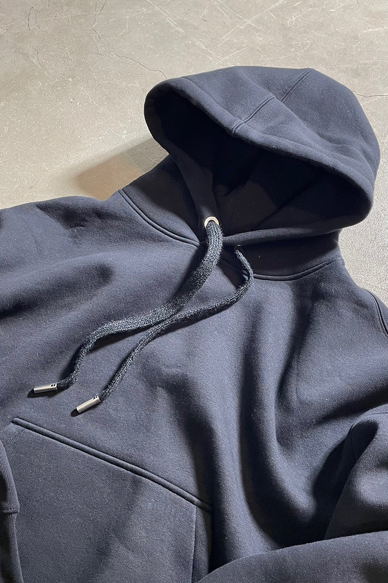 MADE IN PORTUGAL LOOSE FIT SWEAT HOODIE / BLACK [SIZE: S NEW OLD STOCK/DEADSTOCK]