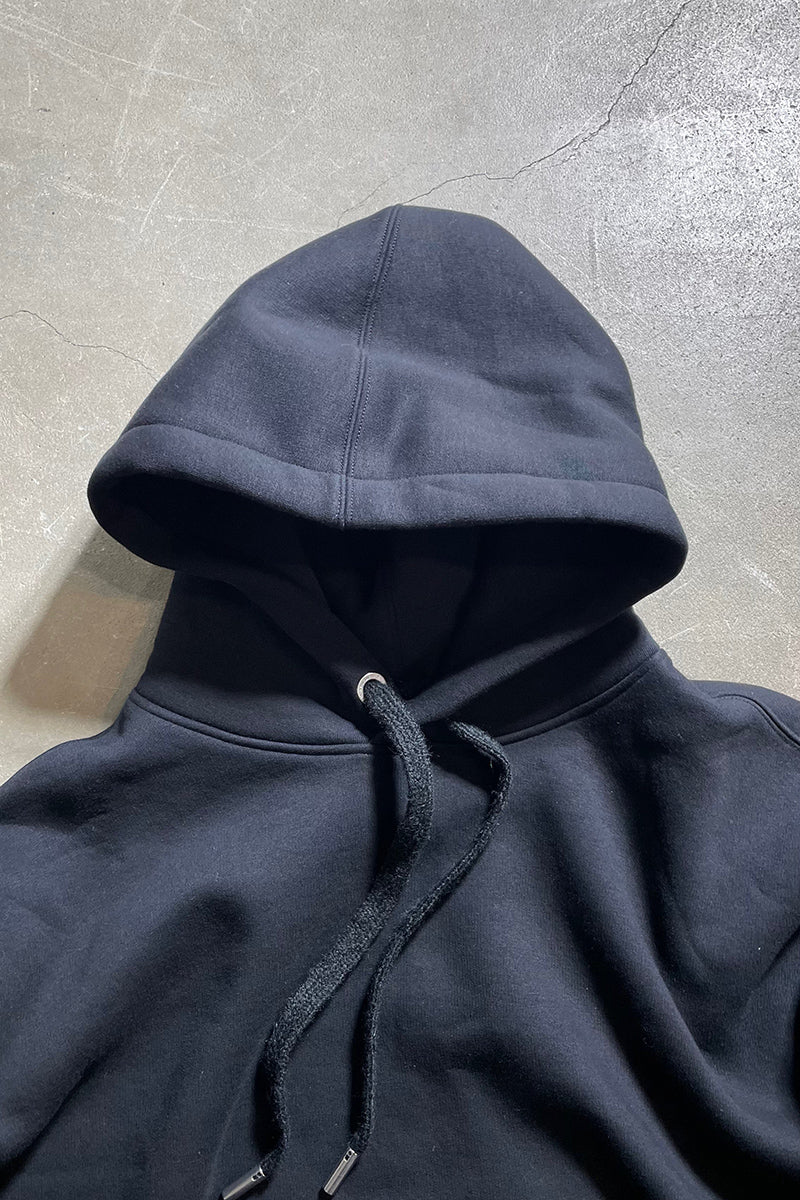 MADE IN PORTUGAL LOOSE FIT SWEAT HOODIE / BLACK [SIZE: S NEW OLD STOCK/DEADSTOCK]