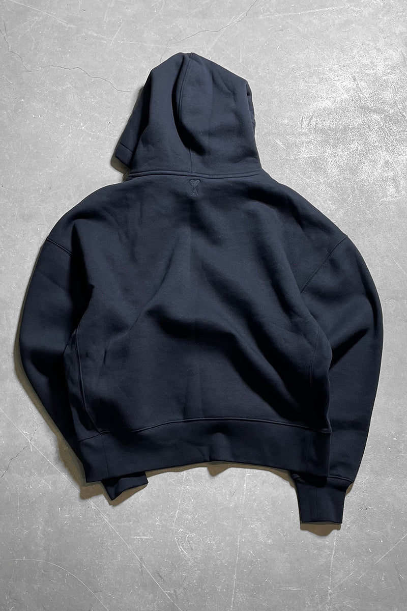 MADE IN PORTUGAL LOOSE FIT SWEAT HOODIE / BLACK [SIZE: S NEW OLD STOCK/DEADSTOCK]