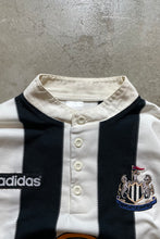 画像をギャラリービューアに読み込む, 95-97&#39;S NEW CASTLE FOOTBALL GAME SHIRT / STRIPE [SIZE: XL USED]
