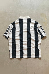 95-97'S NEW CASTLE FOOTBALL GAME SHIRT / STRIPE [SIZE: XL USED]