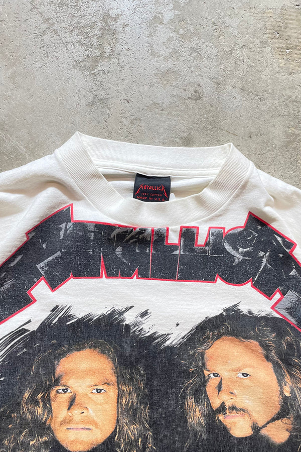 MADE IN USA 91'S METALLICA WHEREVER I MAY ROAM BAND T-SHIRT / WHITE [SIZE: L USED]