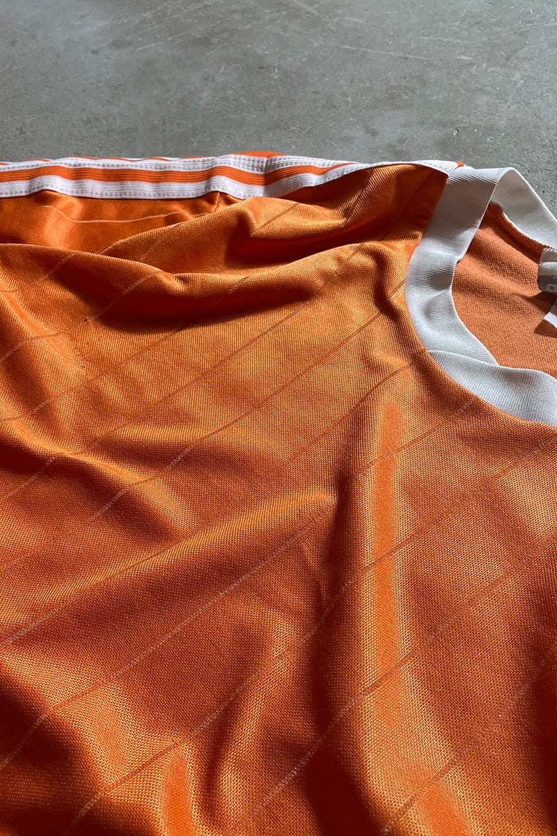 MADE IN USA 80'S FOOTBALL GAME SHIRT / ORANGE	 [SIZE: XL USED]
