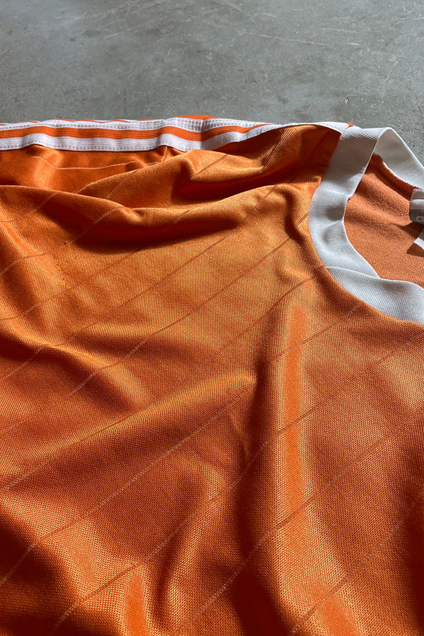 MADE IN USA 80'S FOOTBALL GAME SHIRT / ORANGE	 [SIZE: XL USED]