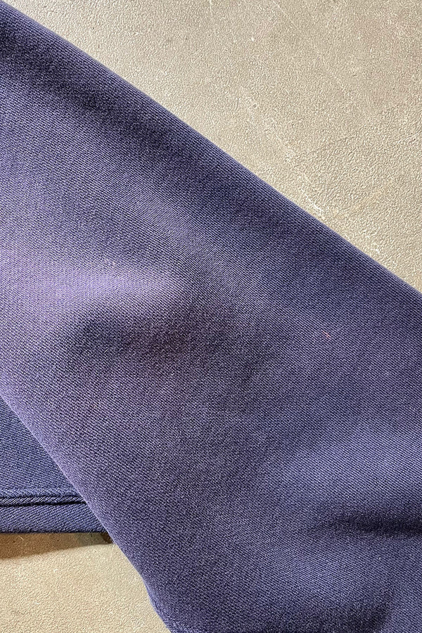 MADE IN USA 90'S HALF-ZIP SWEATSHIRT / NAVY [SIZE: M USED]