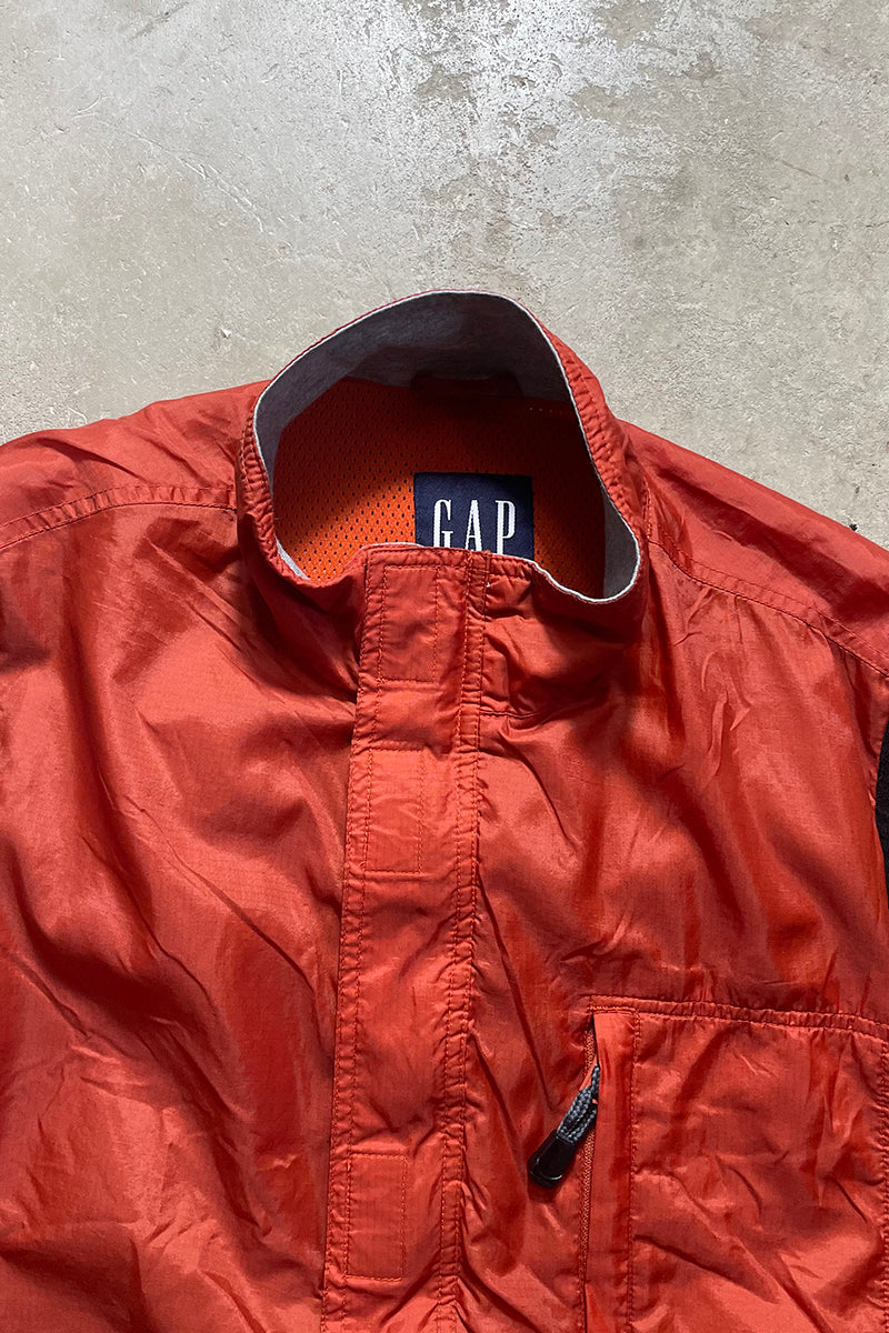 90'S NYLON VEST / ORANGE [SIZE: M USED]