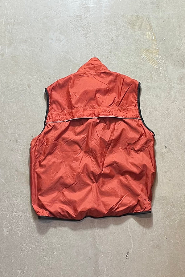 90'S NYLON VEST / ORANGE [SIZE: M USED]