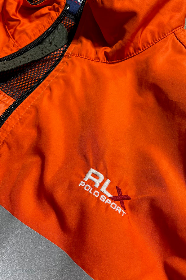 Y2K EARLY 00'S NYLON VEST / ORANGE [SIZE: L USED]