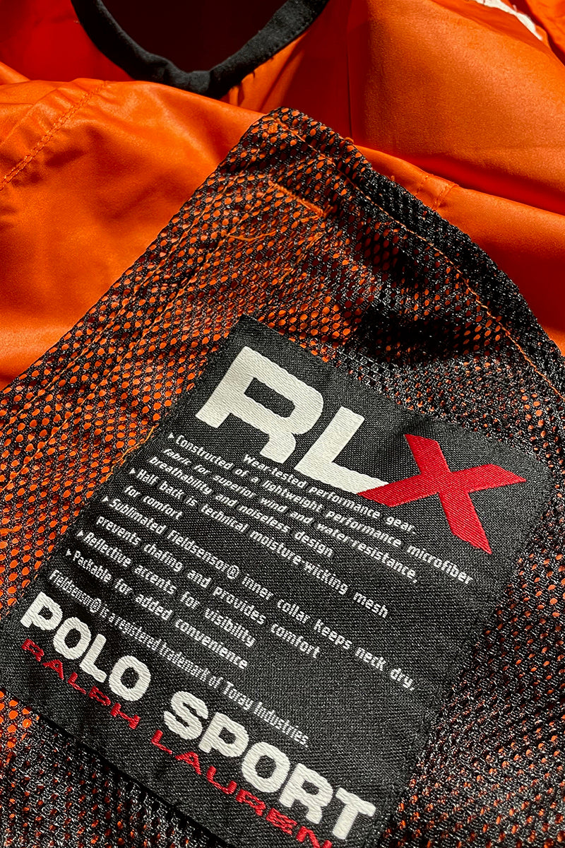 Y2K EARLY 00'S NYLON VEST / ORANGE [SIZE: L USED]
