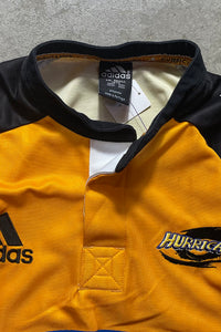 Y2K EARLY 00'S HURRICANES RUGBY SHIRT / ORANGE [SIZE: S USED]