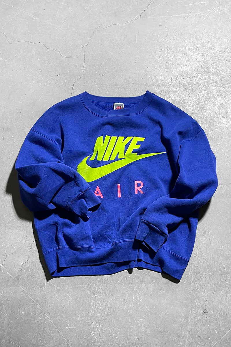 MADE IN USA 90'S LOGO SWEATSHIRT / PURPLE [SIZE: L USED]